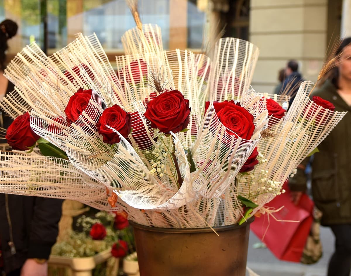 Rosas para Sant Jordi